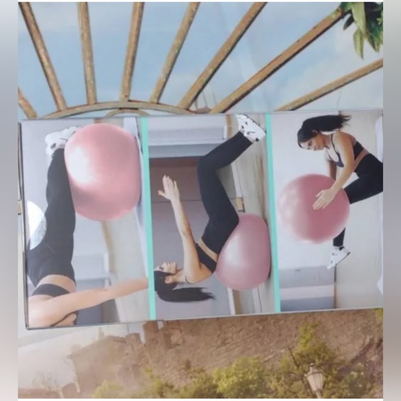 Nwt - Lomi Fitness Stability Ball - Pink - One Size - Picture 2 of 4